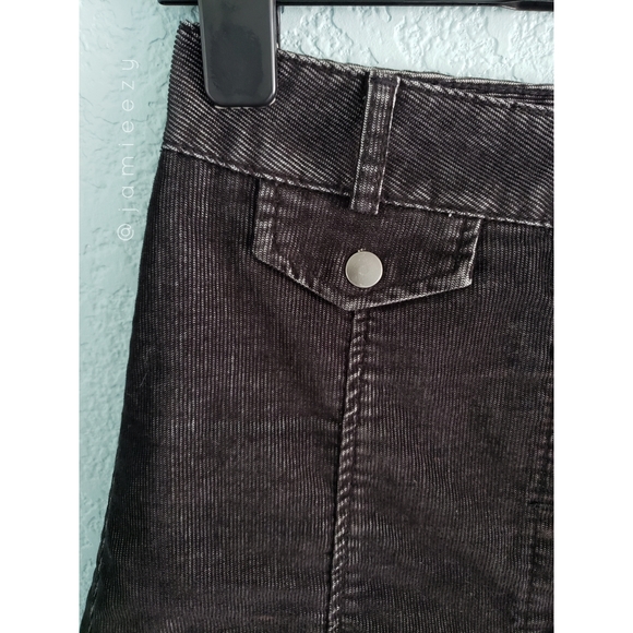 BDG | Corduroy A-Line Button-Front Mini Skirt - Picture 2 of 11